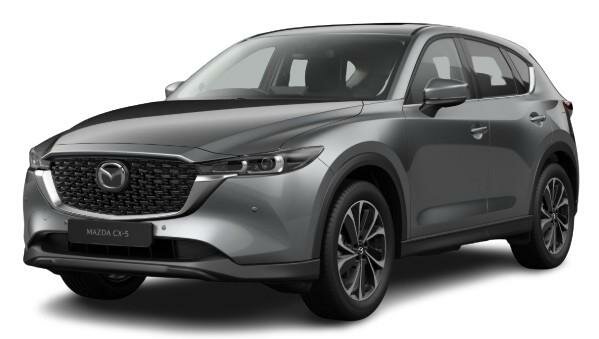 New Mazda CX-5 Exclusive-Line 2025 Model in Machine Grey (www.uk-car-discount.co.uk)